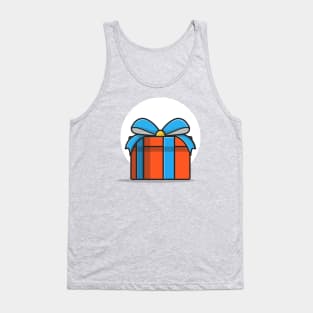 Gift Box With Ribbon Tank Top